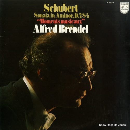 BRENDEL, ALFRED schubert; sonata in a minor, d.784 & moments musicaux X-8650