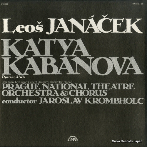 KROMBHOLC, JAROSLAV katya kabanova opera in 3 acts OP-7141-S