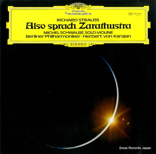 KARAJAN, HERBERT VON r.strauss; also sprach zarathustra MG2441