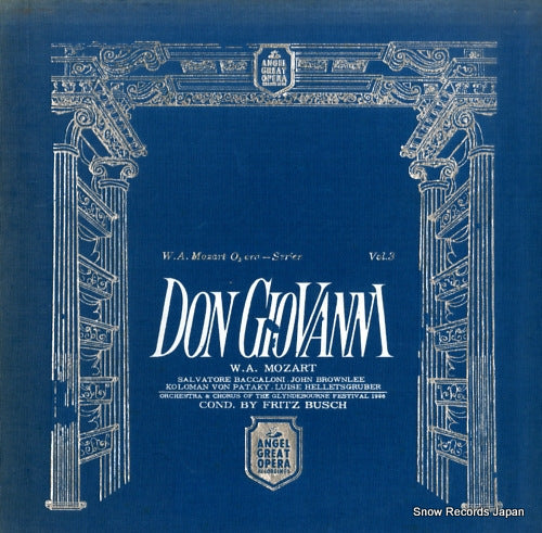 BUSCH, FRITZ mozart; don giocanni AB.9338.C