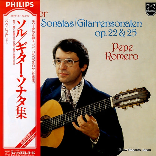 ROMERO, PEPE sor; guitar sonatas op.22 & 25 25PC-27