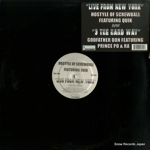 HOSTYLE / GODFATHER DON live from new york / 3 the hard way HYD-430