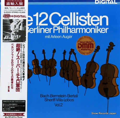 DIE 12 CELLISTEN DER BERLINER PHILHARMONIKER bach, bernstein, bertali, sheriff, villa-lobos vol.2 6.42525AZ