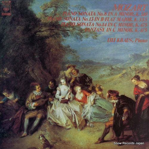 KRAUS, LILI mozart; piano sonatas no.8, no.13, no.14 FCCA-143