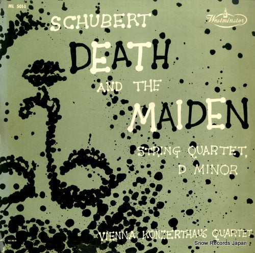 VIENNA KONZERTHAUS QUARTET, THE schubert; death and the maiden ML5014