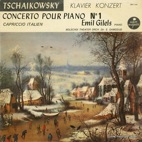 GILELS, EMIL tschaikowsky; concerto pour piano n1 BBH1.040