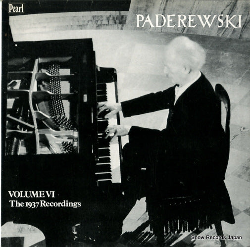 PADEREWSKI, IGNACE JAN volume vi the 1937 recordings GEMM279