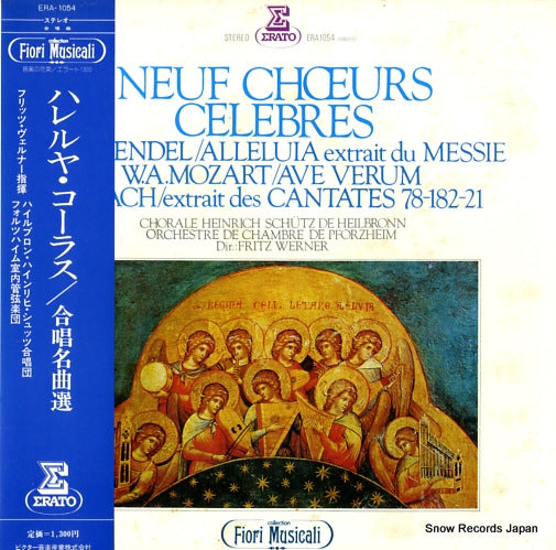 WERNER, FRITZ neuf chceurs celebres ERA-1054
