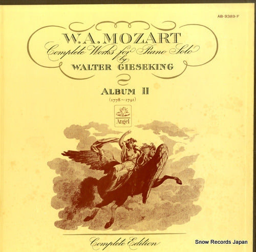 GIESEKING, WALTER mozart; complete works piano solo album 2 AB.9389.F