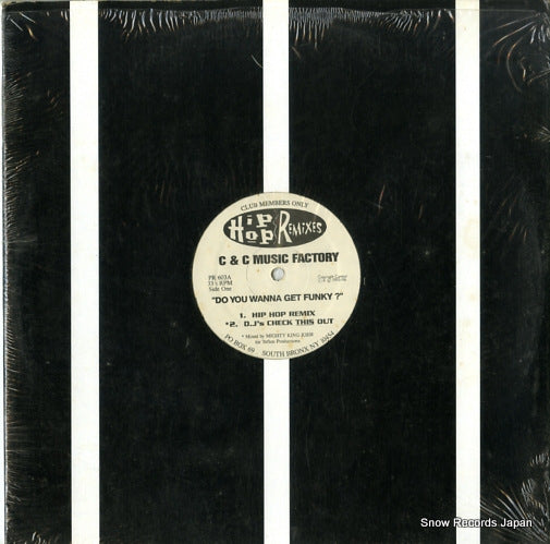 C & C MUSIC FACTORY / MONICA do you wanna get funky? / don't take it personal PR603