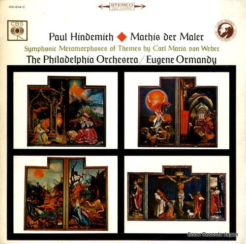 ORMANDY, EUGENE hindemith; symphony "mathis der maler" OS-614-C
