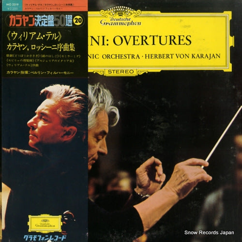KARAJAN, HERBERT VON rossini; overtures MG2319