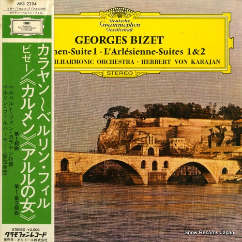KARAJAN, HERBERT VON bizet; carmen-suite1, l'arlesienne-suites 1 & 2 MG2294