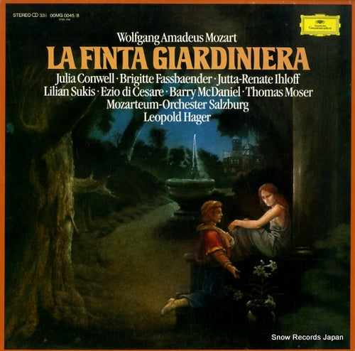HAGER, LEOPOLD mozart; la finta giardiniera 00MG0045