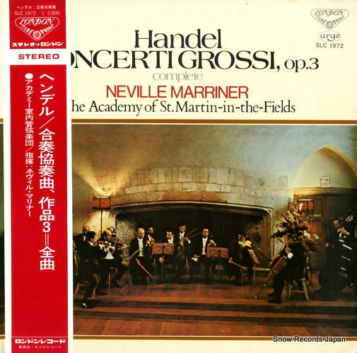 MARRINER, NEVILLE handel; concerti grossi op.3 complete SLC1972