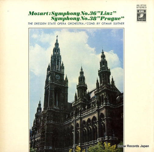 SUITNER, OTMAR mozart; symphony no.36"linz"/no.38"prague" AA-8722