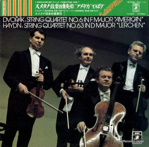 SMETANA STRING QUARTET, THE dvorak; string quartet no.6 "american" EAA-110