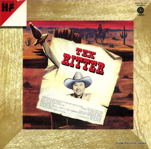 RITTER, TEX hall of fame ECR-8174