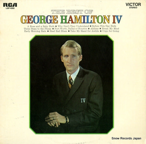 HAMILTON, GEORGE the best of george hamilton iv LSP-4265