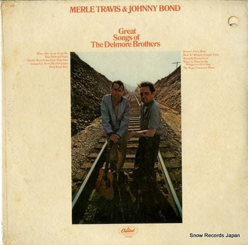 TRAVIS, MERLE, AND JOHNNY BOND great songs of the delmore brothers ST-249