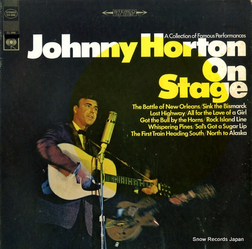 HORTON, JOHNNY on stage CS9366