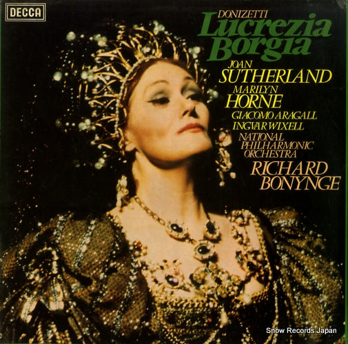 BONYNGE, RICHARD donizetti; lucrezia borgia D93D3