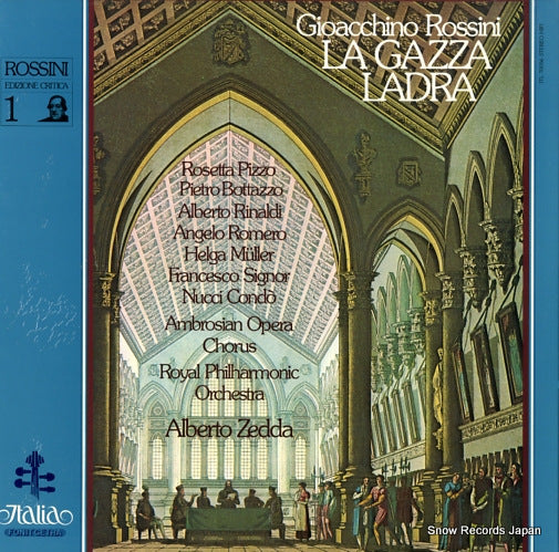 ZEDDA, ALBERTO rossini; la gazza ladra ITL70056
