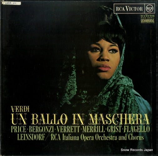 LEINSDORF, ERICH verdi; un ballo in maschera SER-5556