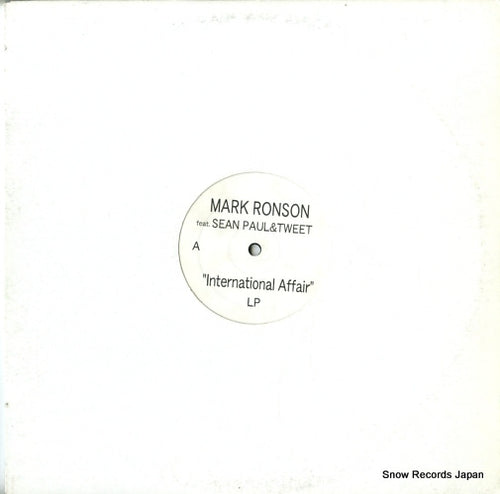 RONSON, MARK, AND SEAN PAUL AND TWEET international affair MARKRONSON
