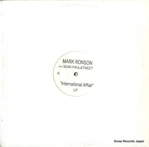 RONSON, MARK, AND SEAN PAUL AND TWEET international affair MARKRONSON