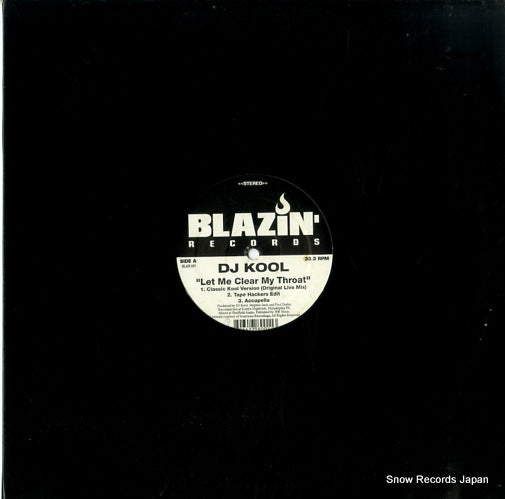 DJ KOOL let me clear my throat/i got dat feelin' BLAR001