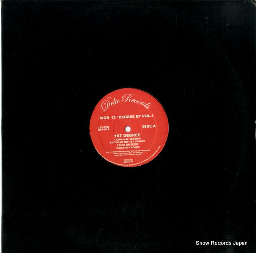 SIGN 13 degree ep vol.1 DLP-014