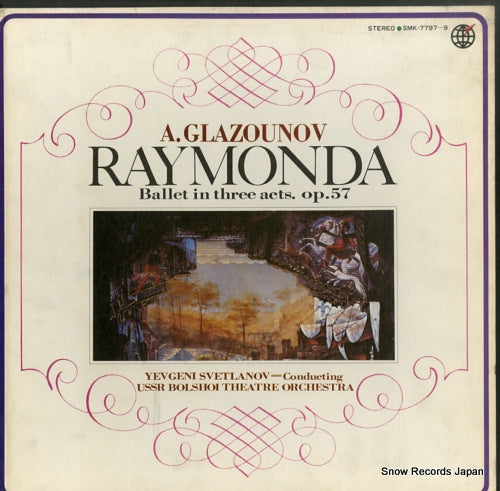 SVETLANOV, YEVGENI glazounov; raymonda ballet in three acts op.57 SMK-7797