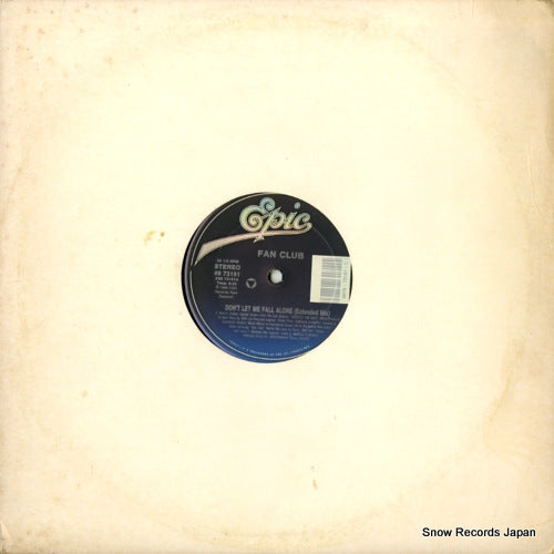 FAN CLUB don't let me fall alone 4973181