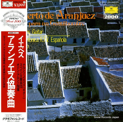 YEPES, NARCISO rodrigo; concierto de aranjuez 20MG0317