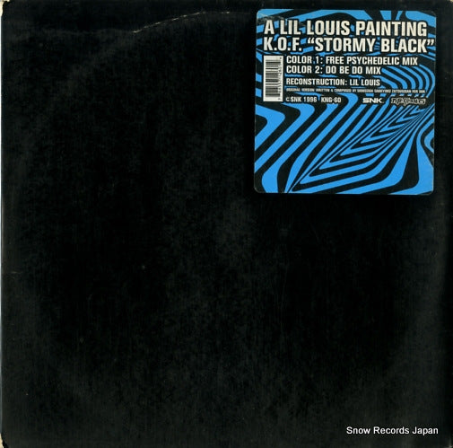 K.O.F. / A LIL' LOUIS PAINTING stormy black KNG-60
