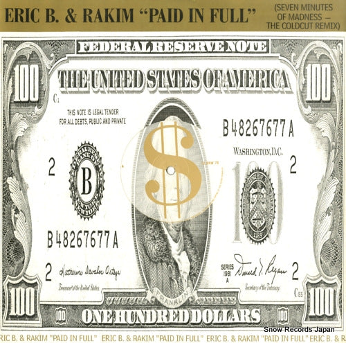 ERIC B. AND RAKIM paid in full 12BRW78