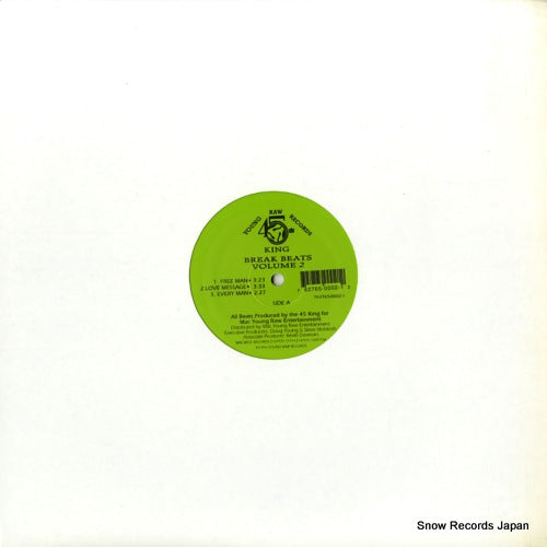 45 KING break beats volume 2 762765-0002-1