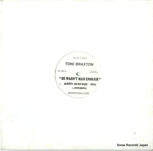 BRAXTON, TONI he wasn't man enough TB503