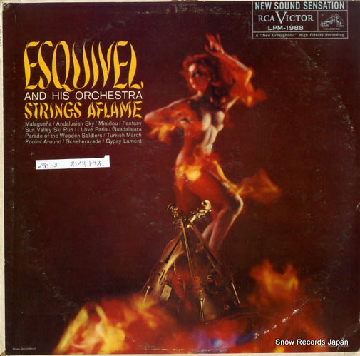 ESQUIVEL AND HIS ORCGESTRA strings aflame LPM-1988