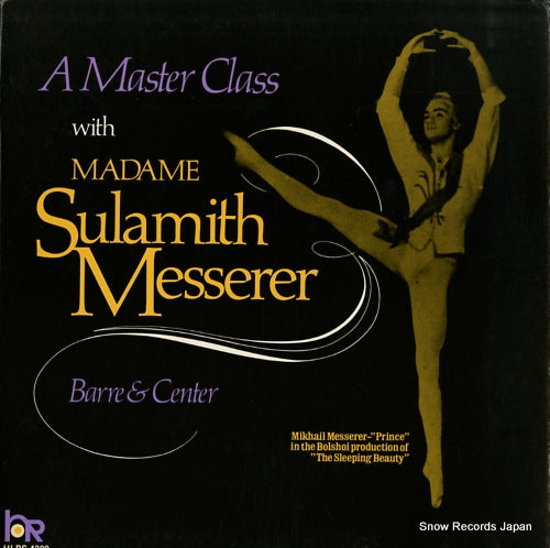 JONES, WILLIAM a master class with madame sulamith messerer HLPS-4320