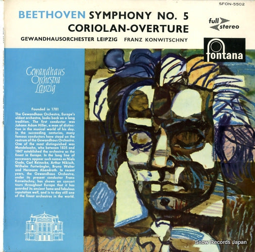 KONWITSCHNY, FRANZ beethoven; symphony no.5 SFON-5502