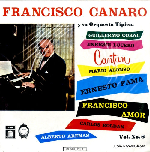 CANARO, FRANCISCO francisco canaro y su orquesta tipica volumen 8 T-100328
