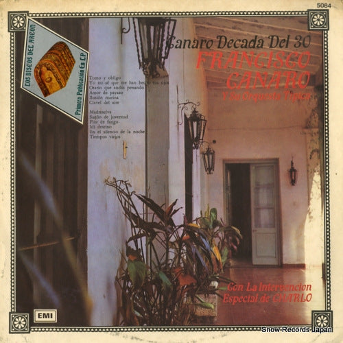 CANARO, FRANCISCO canaro decada del 30 EMI5084