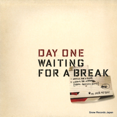 DAY ONE waiting for a break SADT10