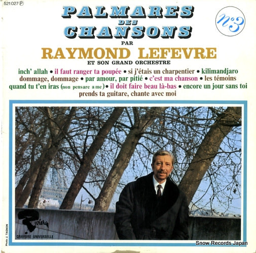 LEFEVRE, RAYMOND palmares des chansons n3 521027