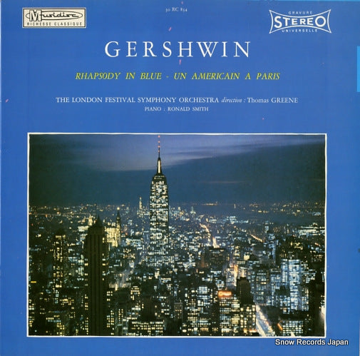 SMITH, RONALD gershwin; un americain a paris 30RC834