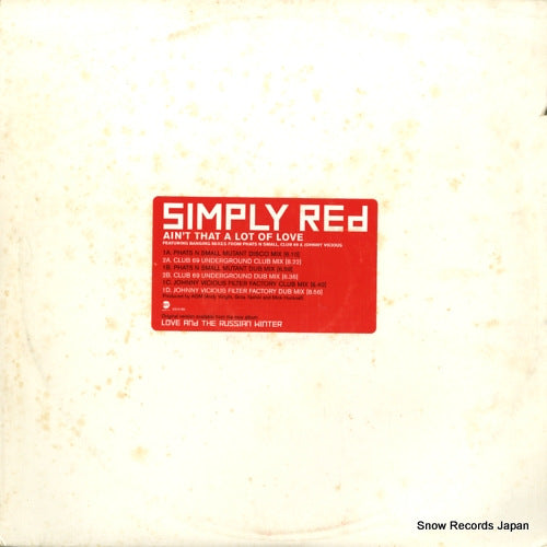 SIMPLY RED ain't that a lot of love ED-6190