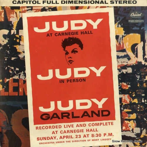 GARLAND, JUDY judy at carnegie hall SWBO1569