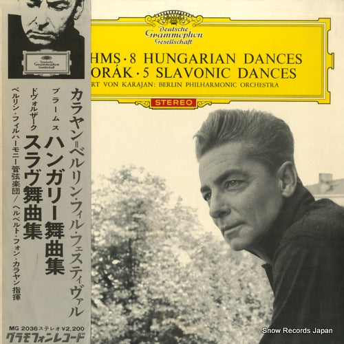KARAJAN, HERBERT VON brahms; 8 hungarian dances MG-2036